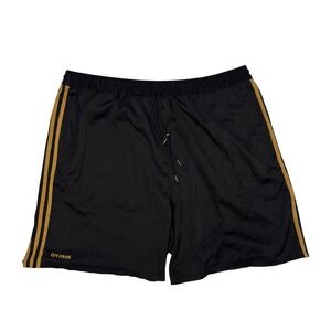 Adidas x Ivy Park Shorts Mens Size XL Black Gold 3 Stripe Beyonce Loungewear